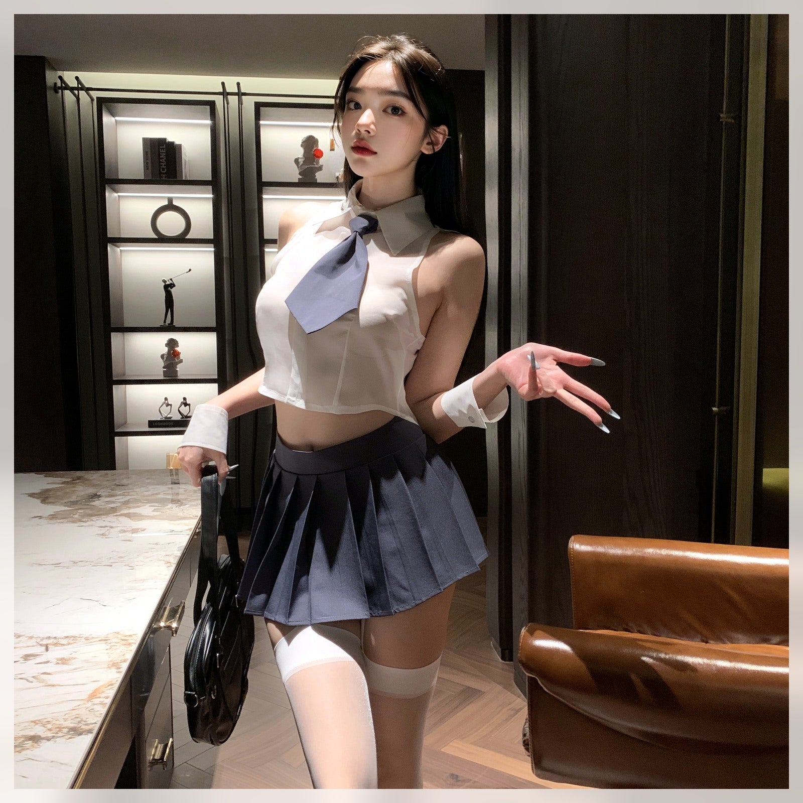 Mioruna チュールセレクトランジェリーセット 写真 1
