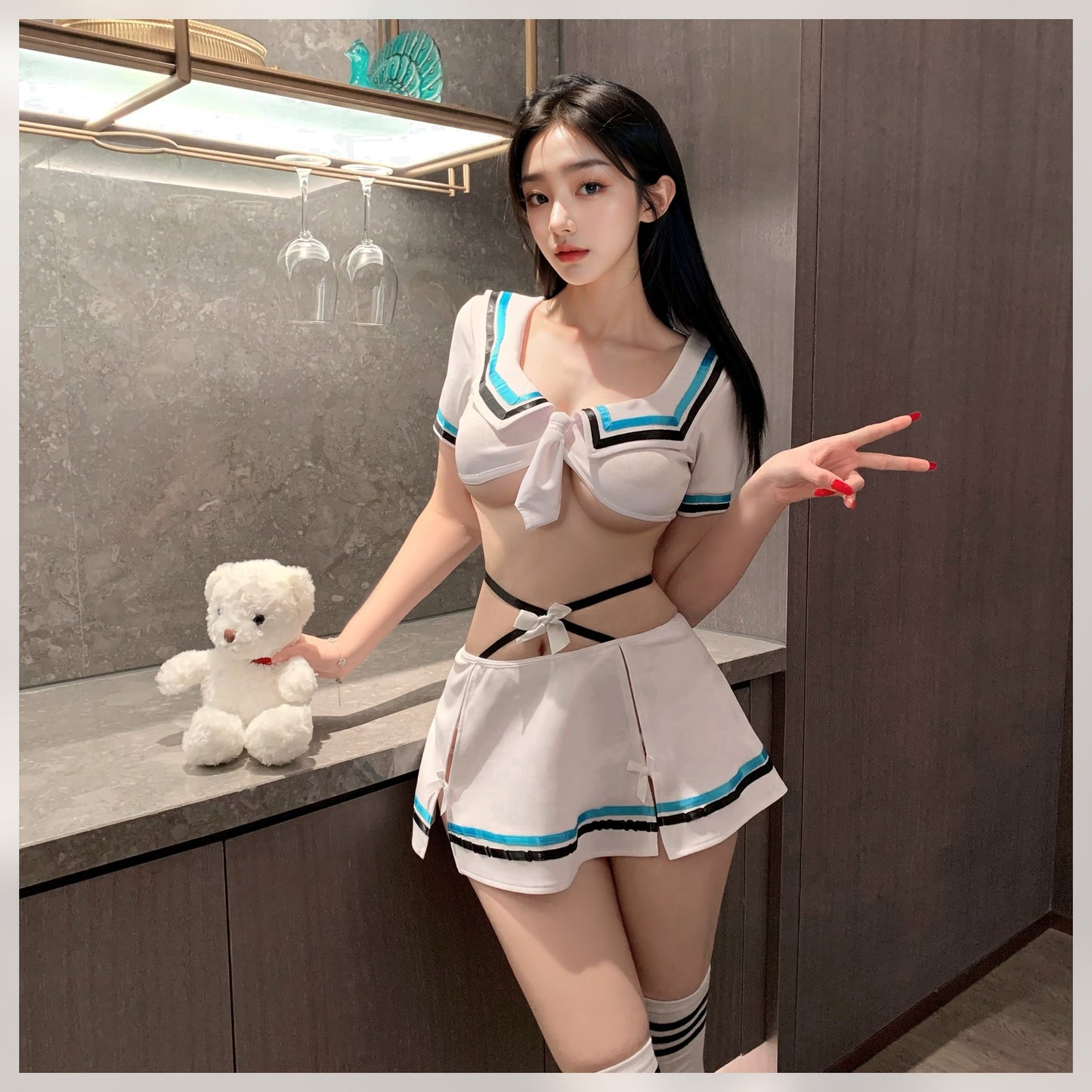 Mioruna フリルセレクトランジェリーセット 写真 1