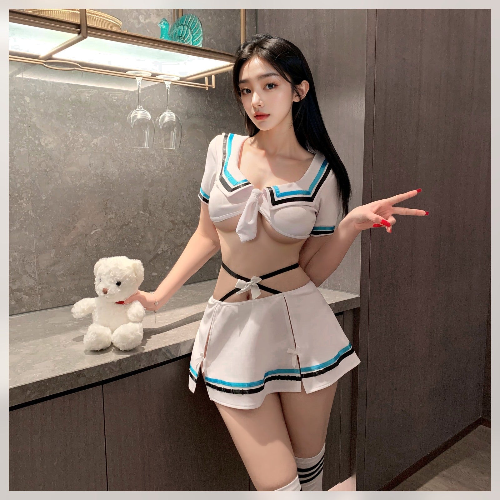 Mioruna フリルセレクトランジェリーセット 写真 1