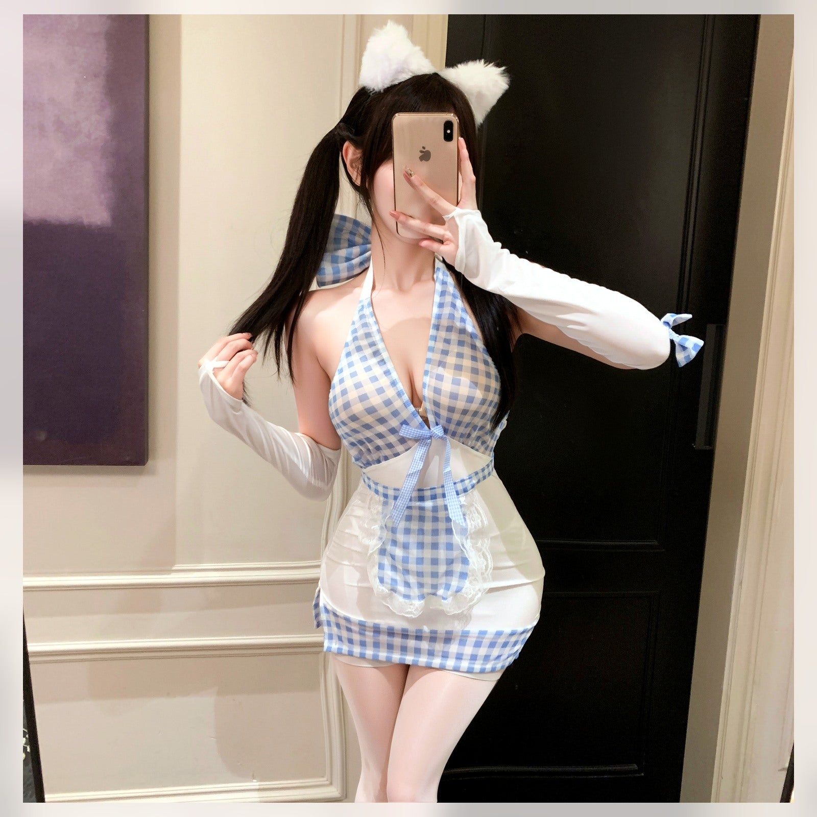 Mioruna チュールセレクトランジェリーセット 写真 1