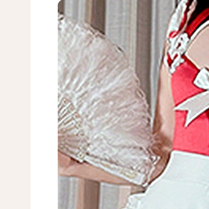 Mioruna ワインレッド チャイナ風タイトワンピース 着用イメージ mioruna-variant-preview mioruna-hide-front