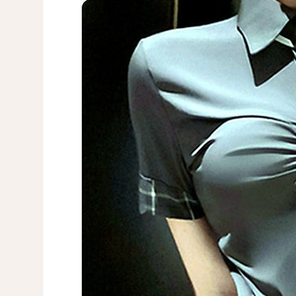 Mioruna ブラック×グレー クラシックチェックランジェリーセット 着用イメージ mioruna-variant-preview mioruna-hide-front